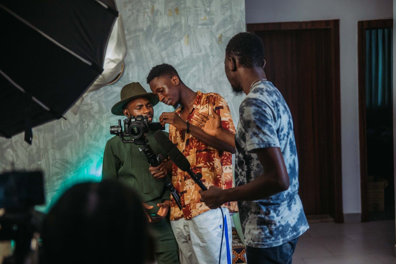 Film training workshop in Africa